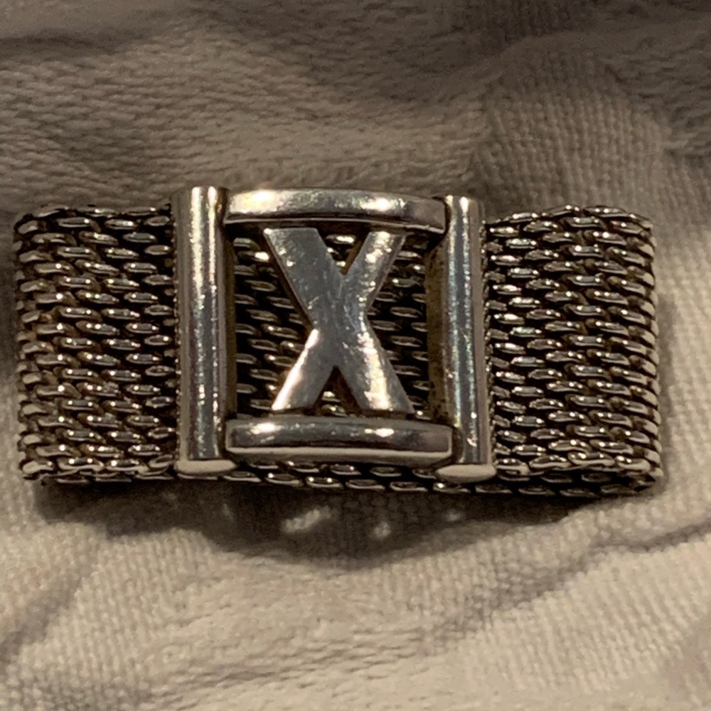 Tiffany & Co Mesh ‘X’ Ring